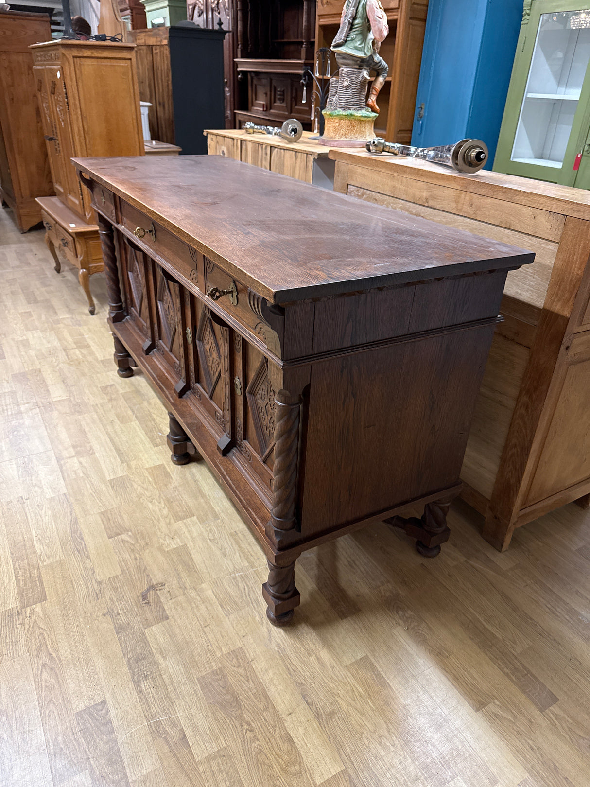 Barokki-senkki L.168cm, S.62cm, K.91.5cm