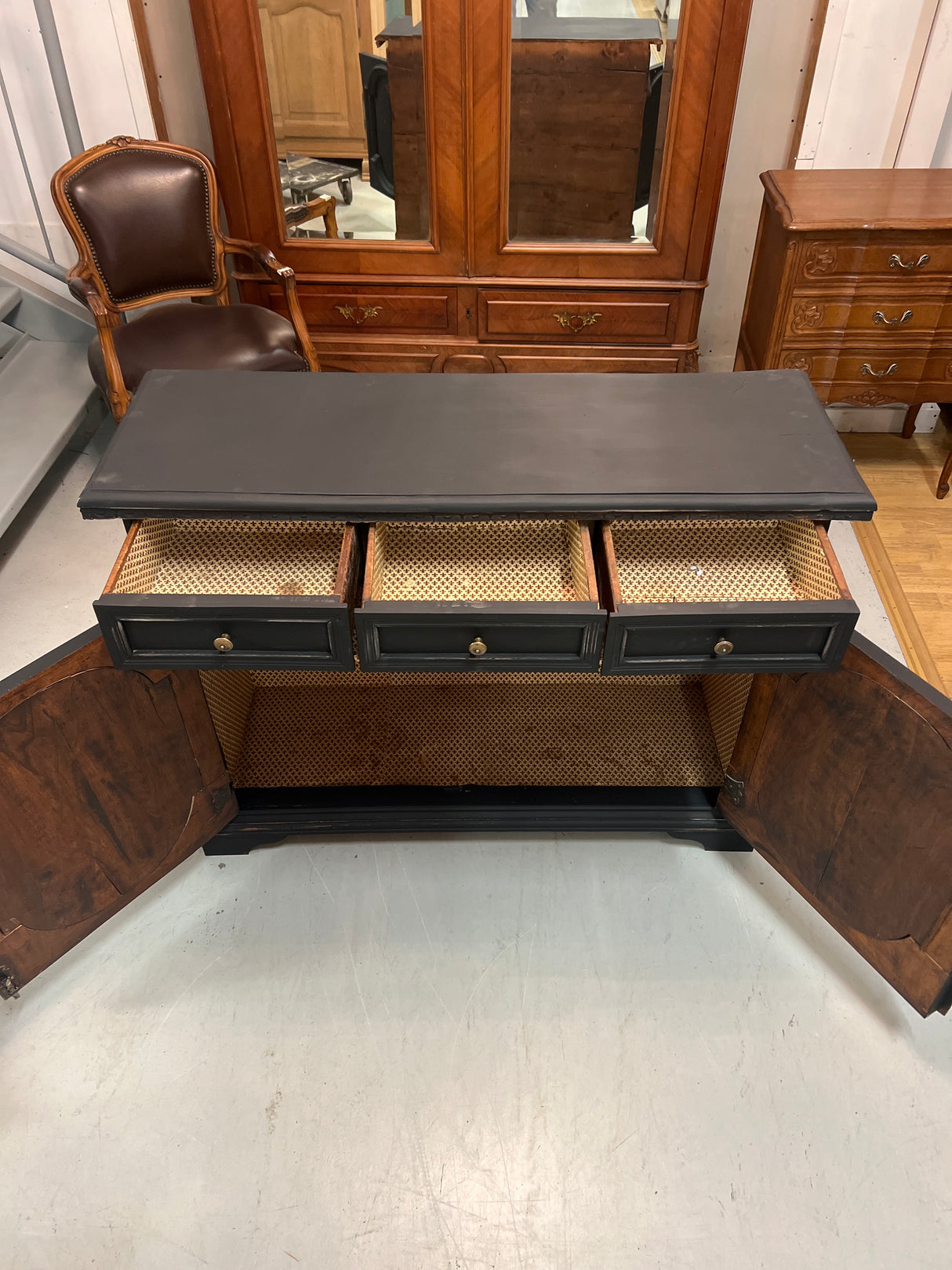 Black sideboard