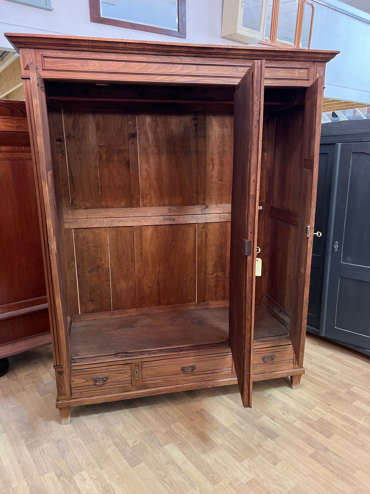 Art Nouveau wardrobe