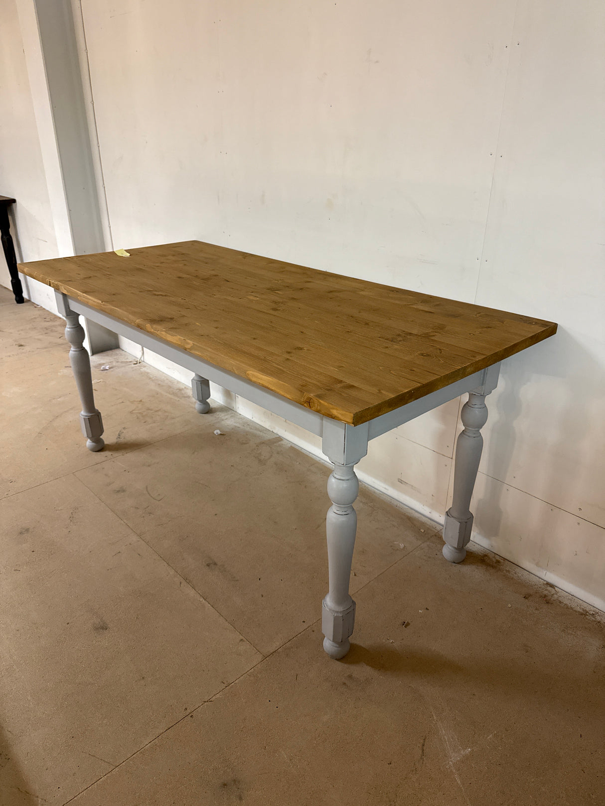 Talonpoikais-ruokapöytä P.168.5cm, S.77cm, K.78cm