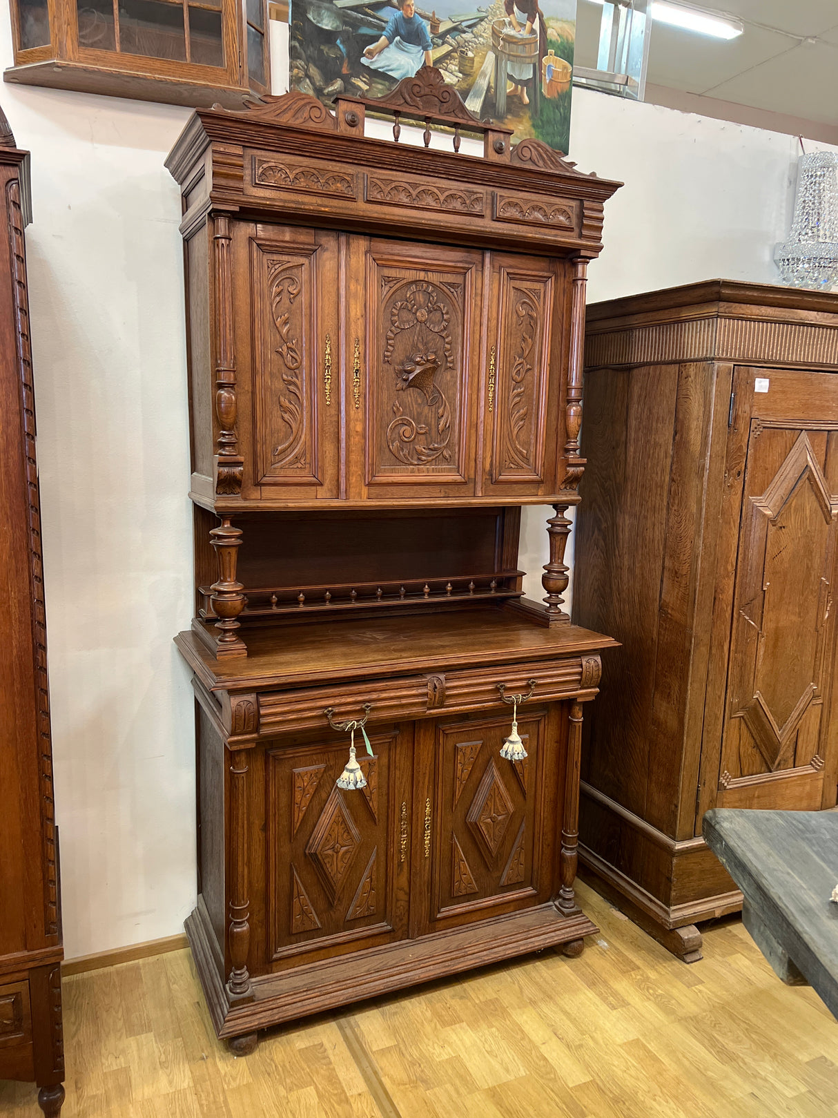 Renaissance crockery cabinet