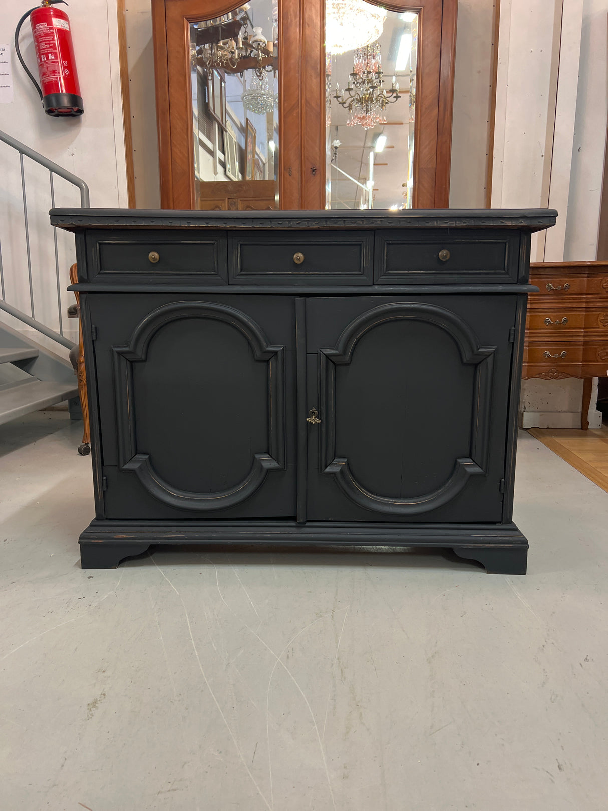 Black sideboard