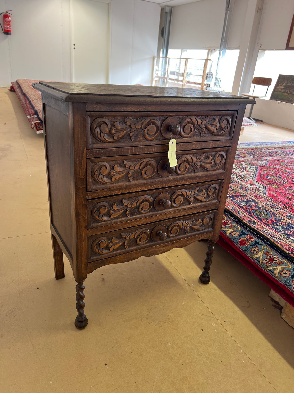 Spiral Baroque chest of drawers