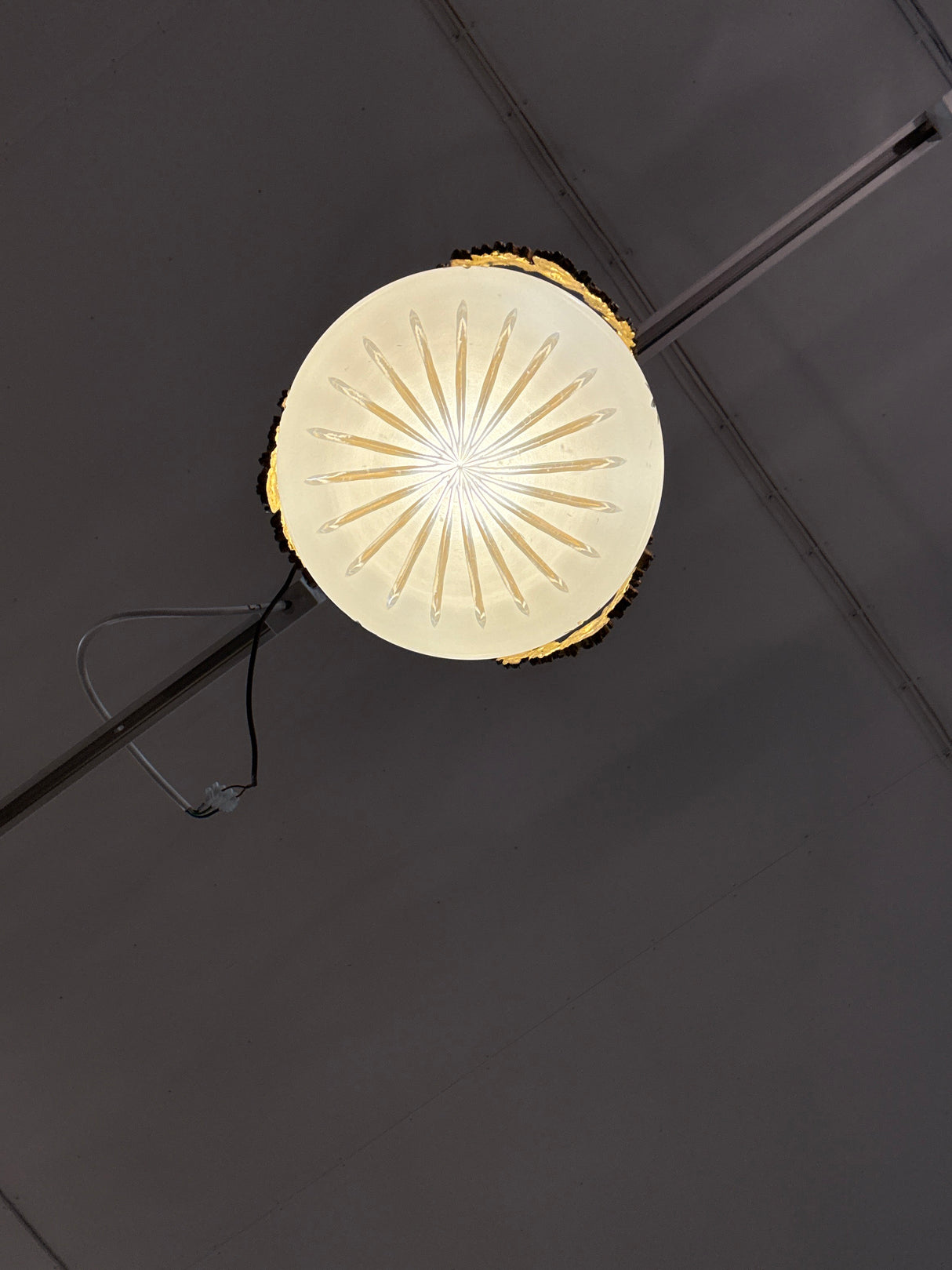 Beautiful Empire lamp, W.43cm, H.24cm