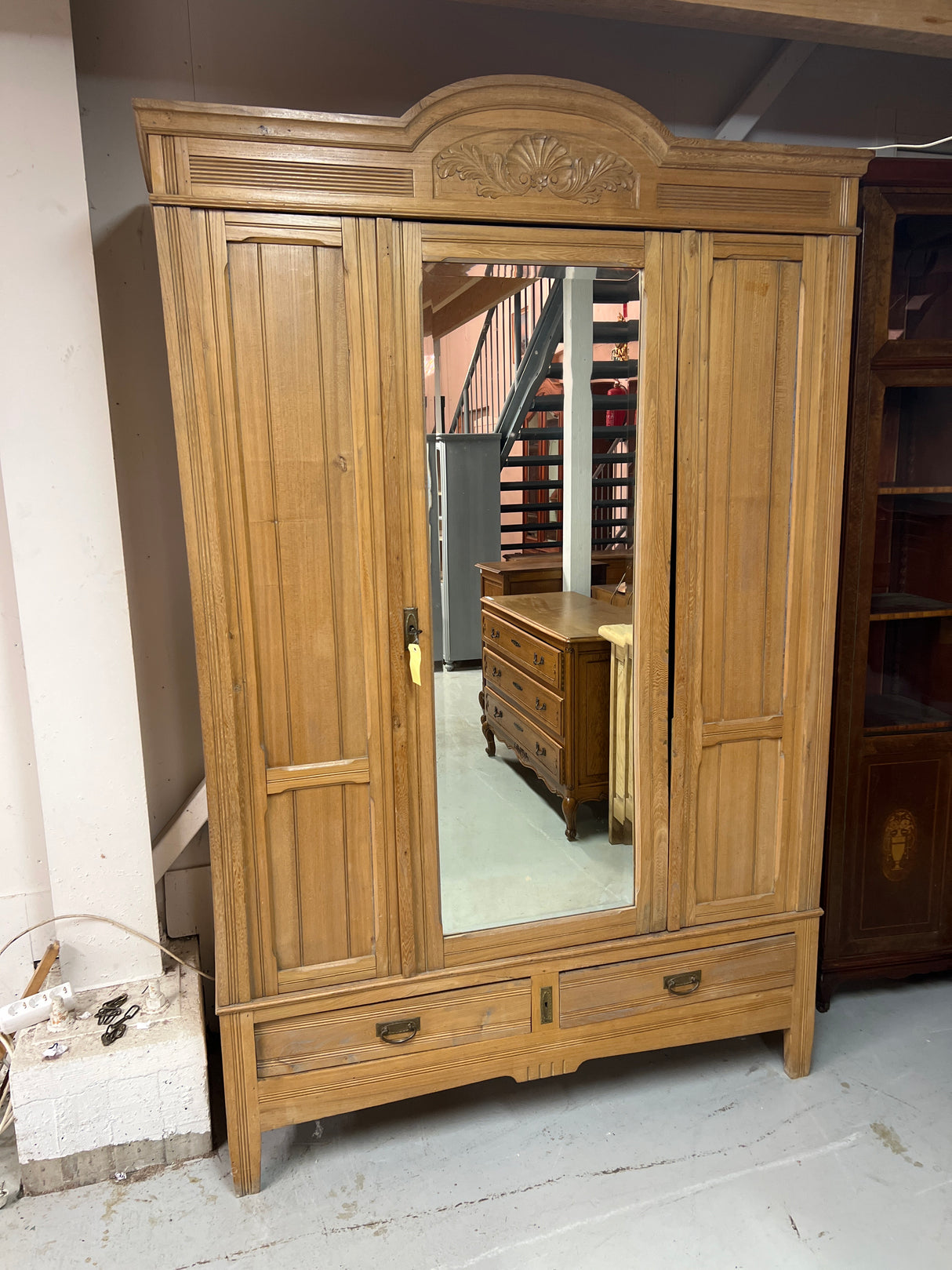 Art Nouveau wardrobe