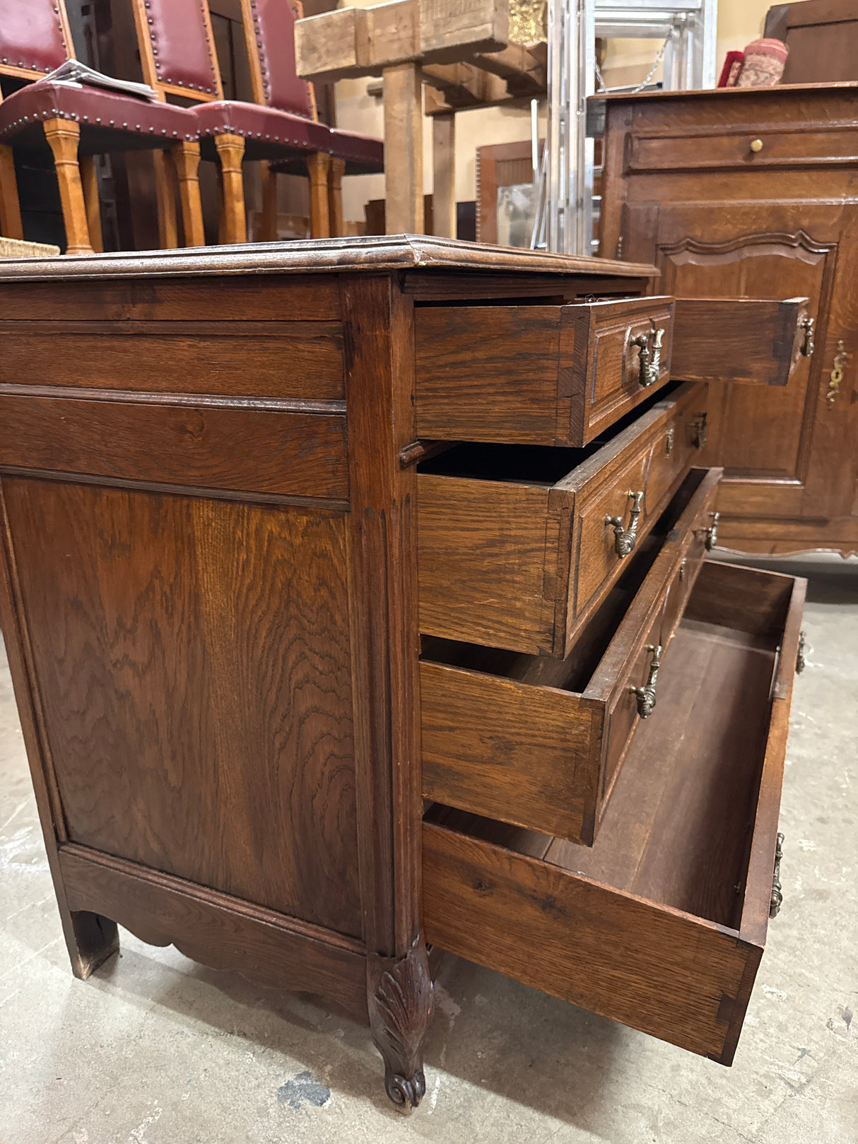 Rokokoo-lipasto L.113cm, S.50.5cm, K.87cm