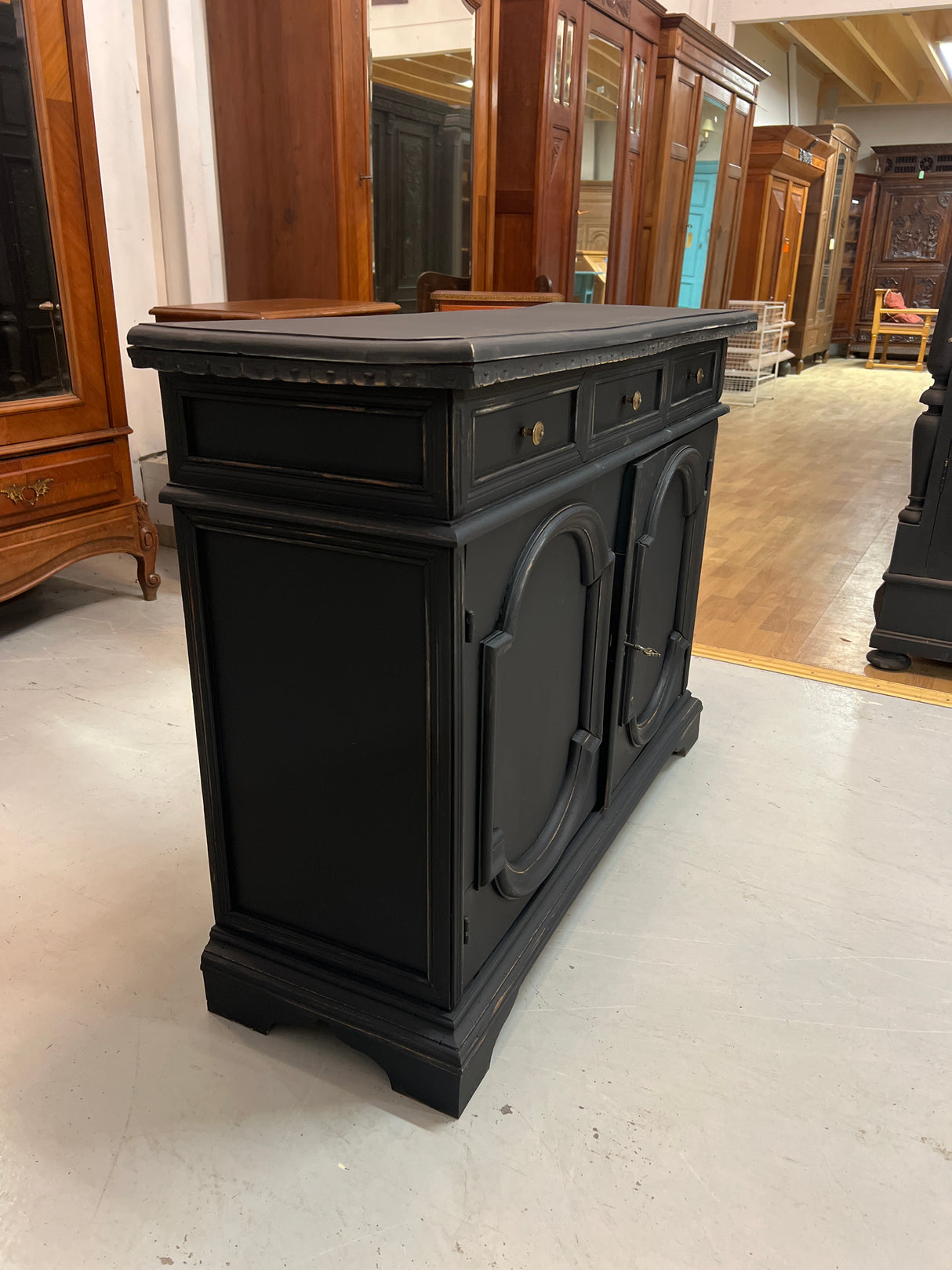 Black sideboard