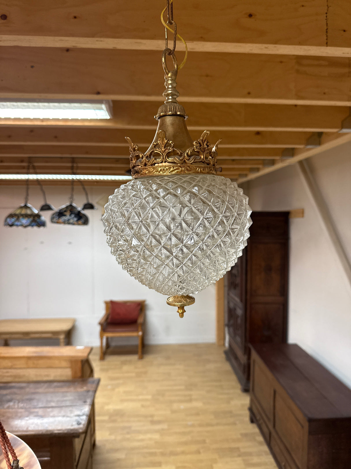 Beautiful "pineapple" lamp