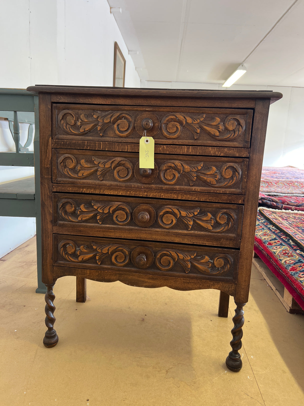 Spiral Baroque chest of drawers