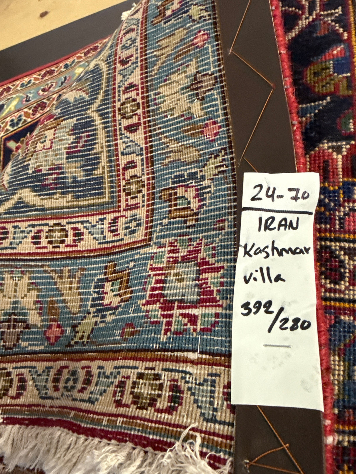 Upea aito käsinsolmittu villamatto 392cm x 280cm Kashmar