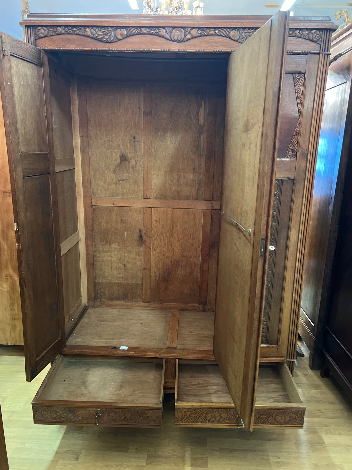 Art Nouveau wardrobe