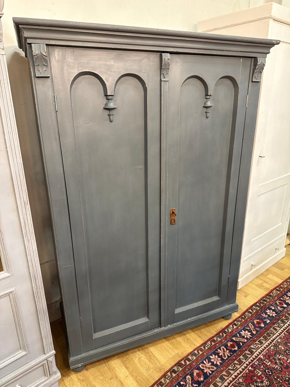 Blue-gray wardrobe