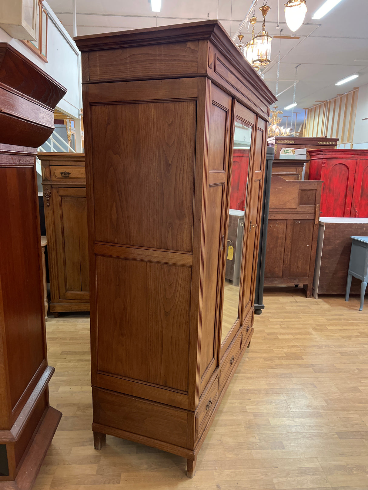 Art Nouveau wardrobe
