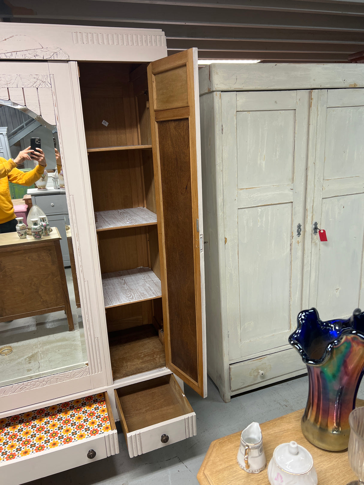 Art Nouveau wardrobe