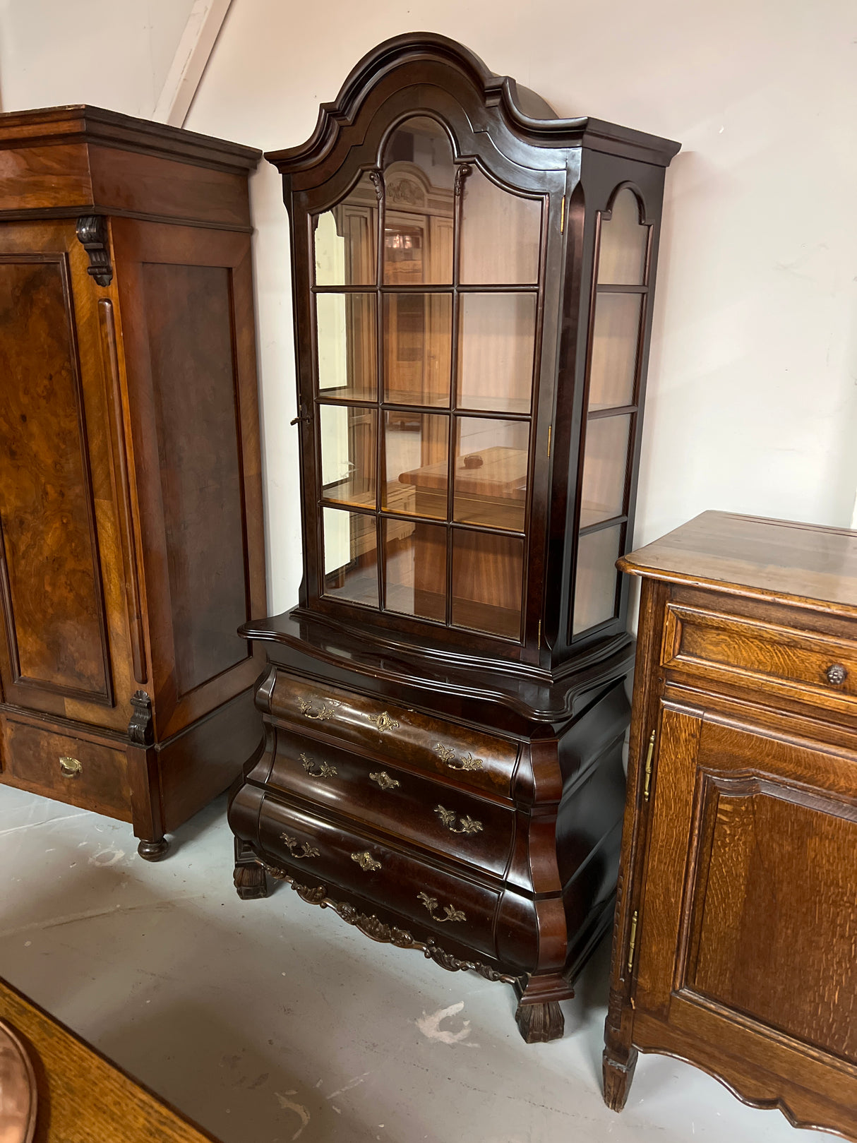 Chippendale display case