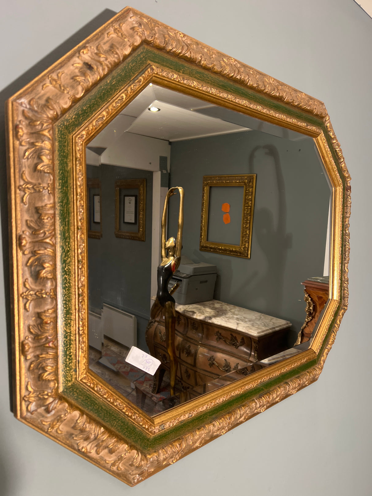 Hieno fasettihiottu peili 87cm x 67cm