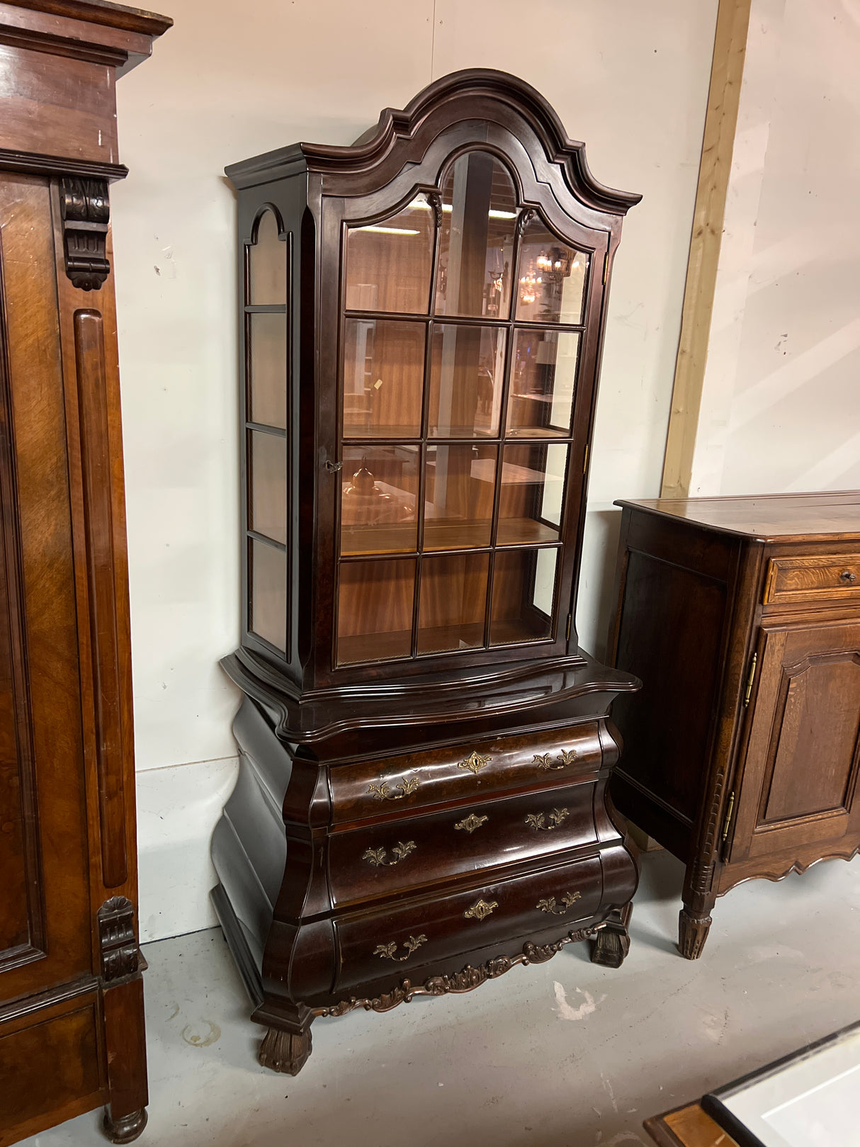 Chippendale display case