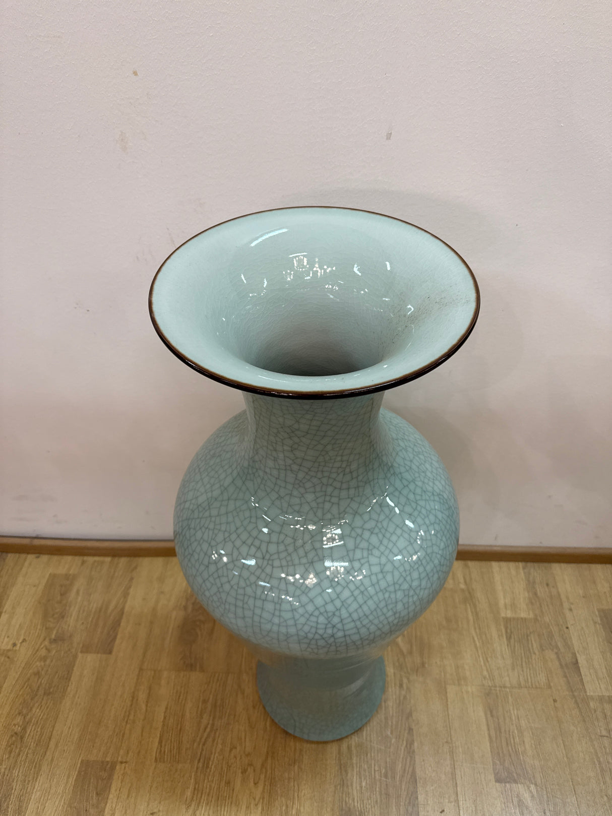 Upea Kiinalainen posliinivaasi K.86cm, H.36cm