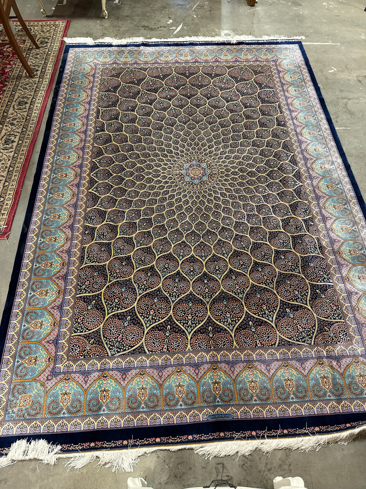 Kaunis silkkimatto (uusi) 198cm x296cm