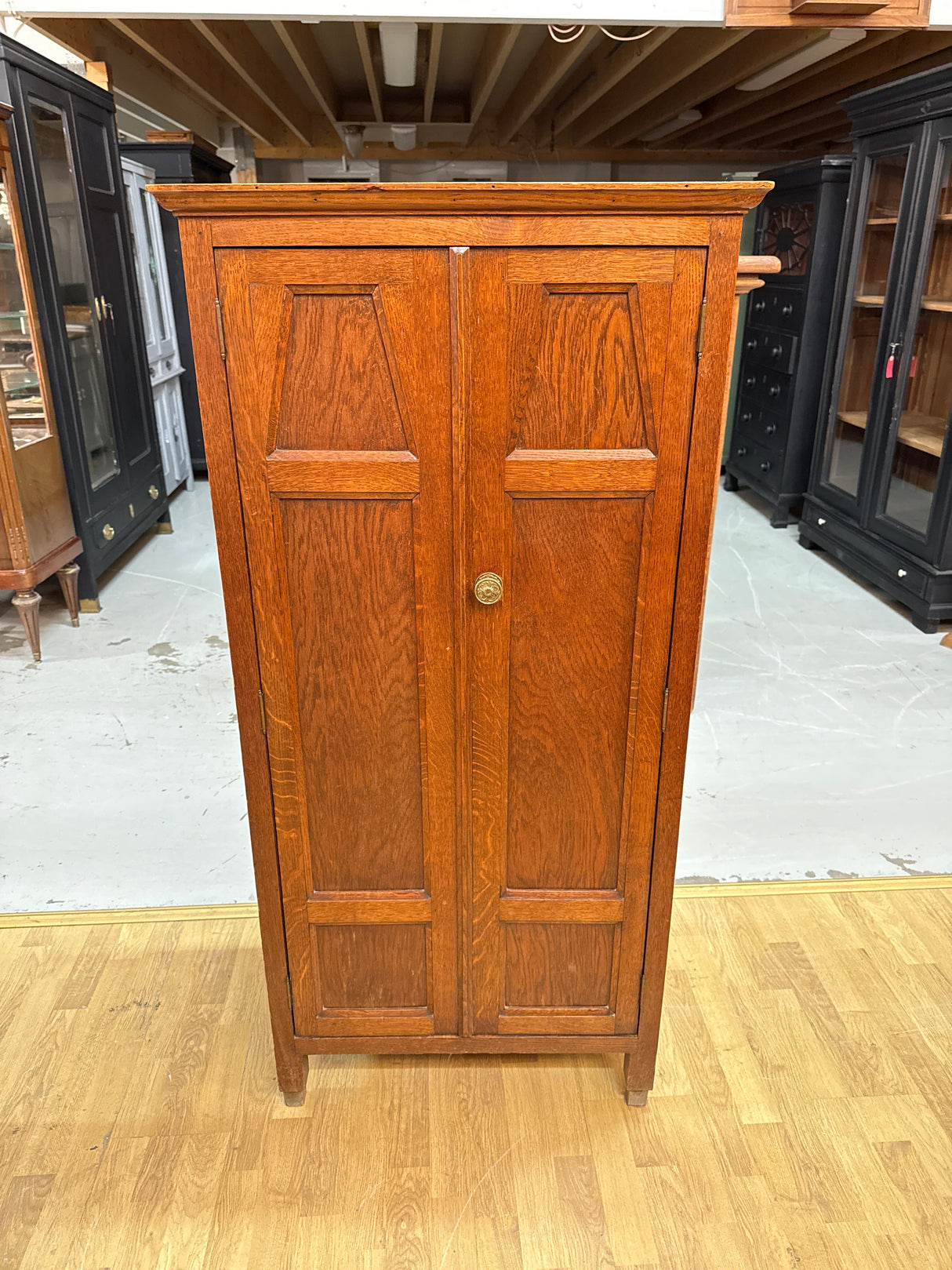 Art Nouveau small cabinet W.67cm, D.41.5cm, H.138.5cm