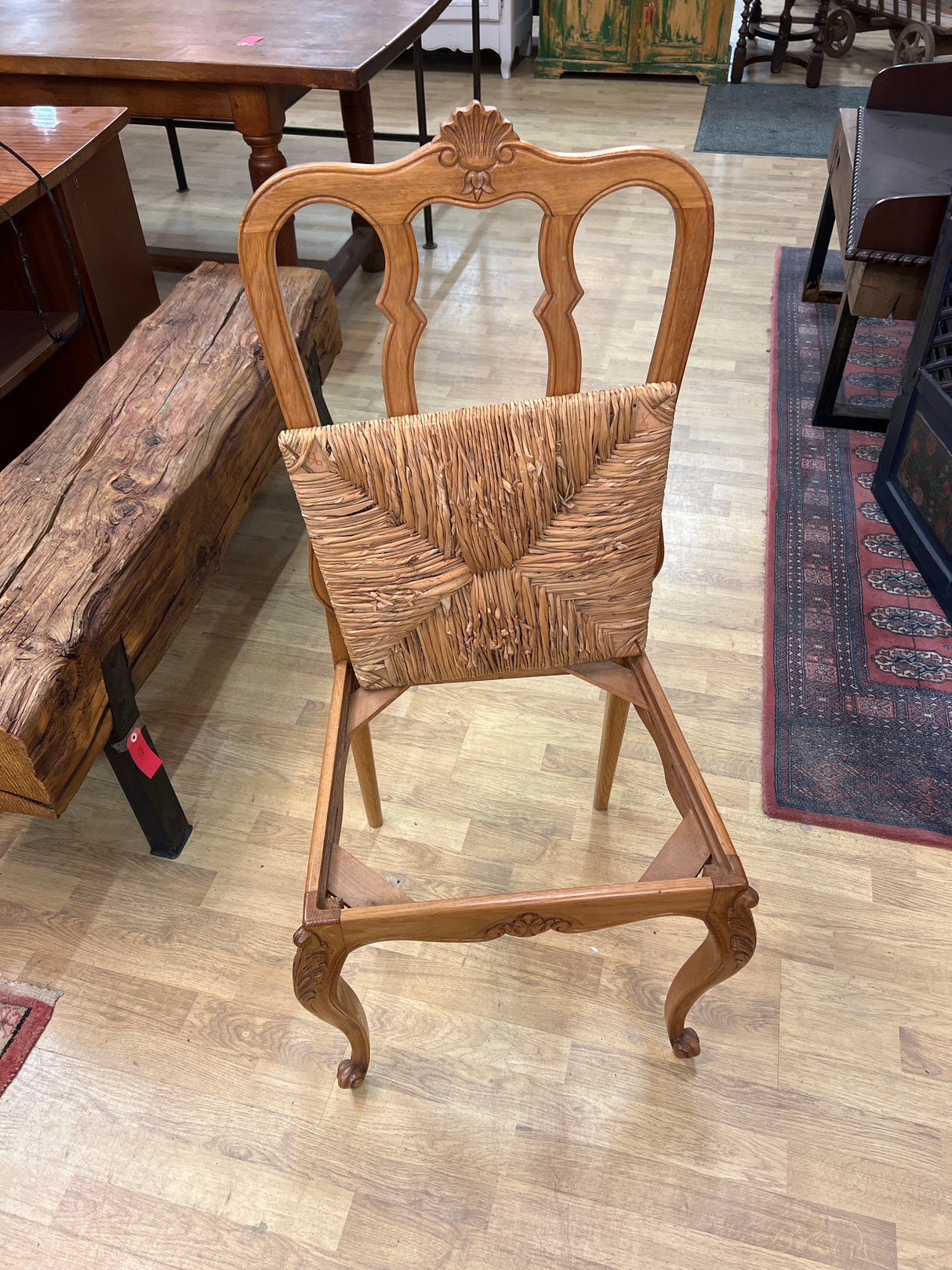 Rokokoo ruokailuryhmä (pöytä + 6 tuolia)