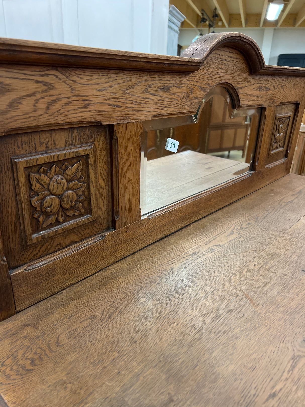 Art Nouveau mirrored sideboard