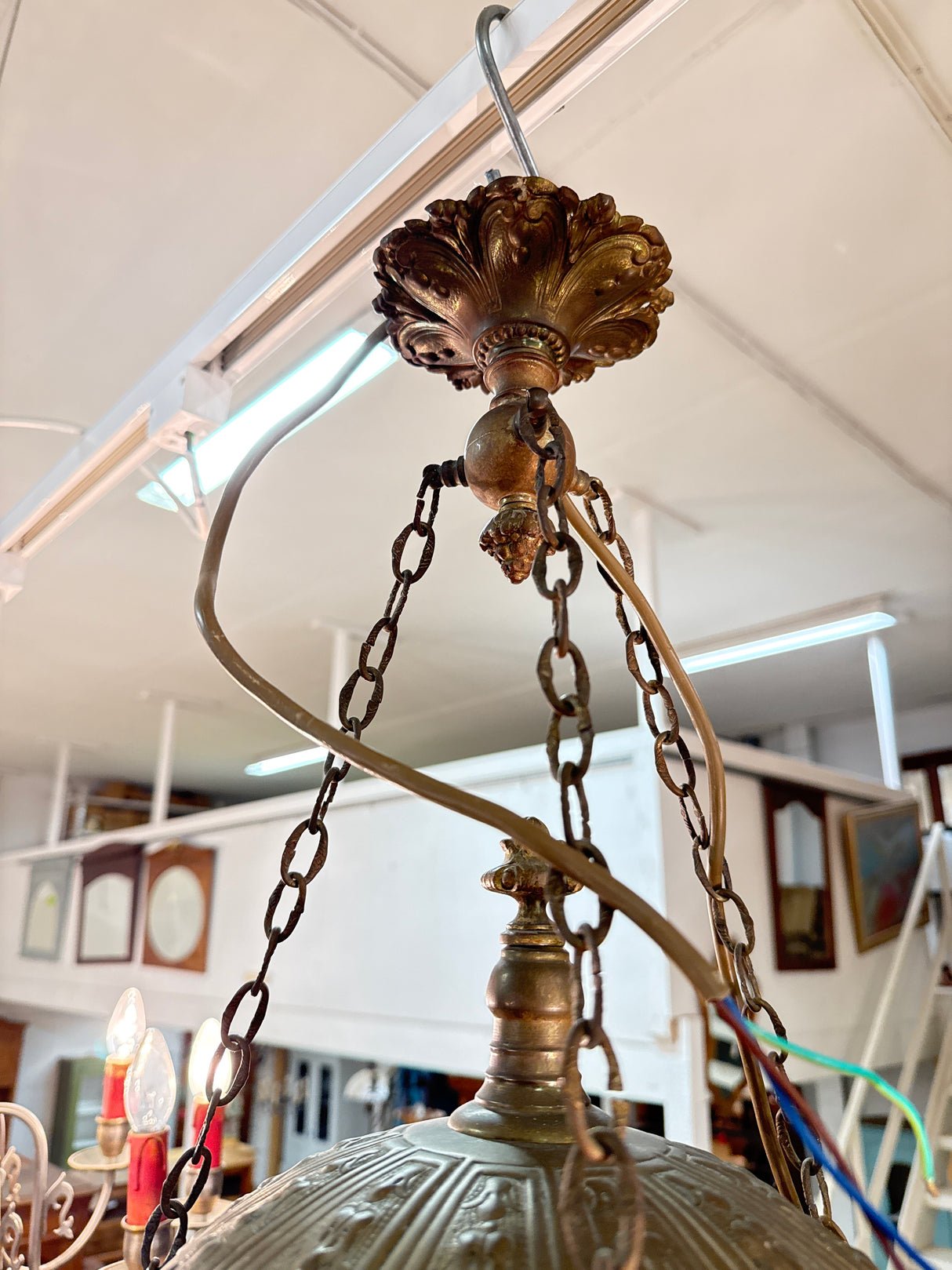 Stunning "ball" lamp D.60cm, H.35cm
