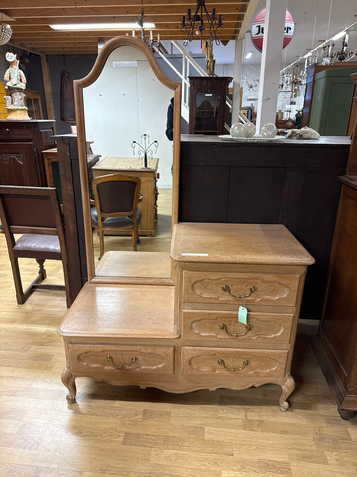 Peililipasto/puhelinpöytä L. 109cm, S.49cm, K. 164cm