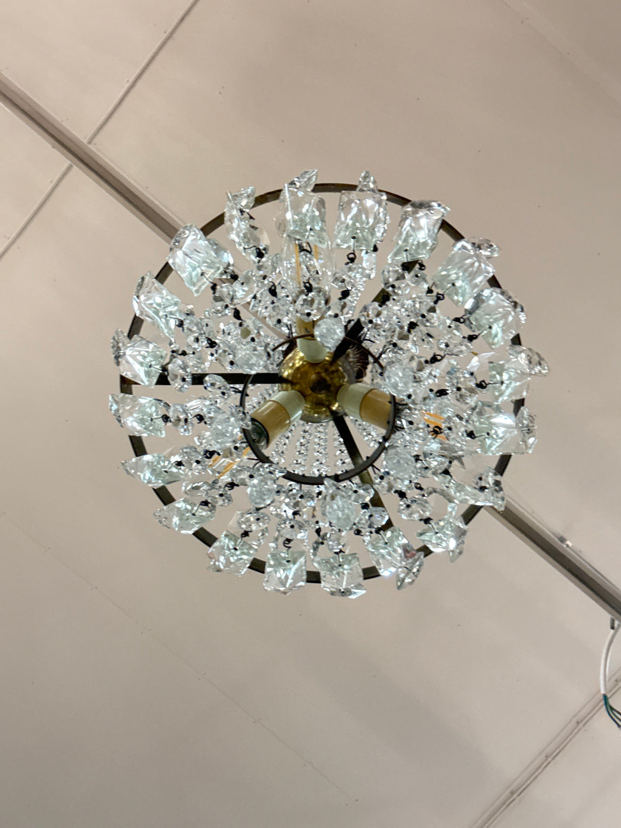 Beautiful Empire style chandelier, Dia. 50cm, H. 26cm