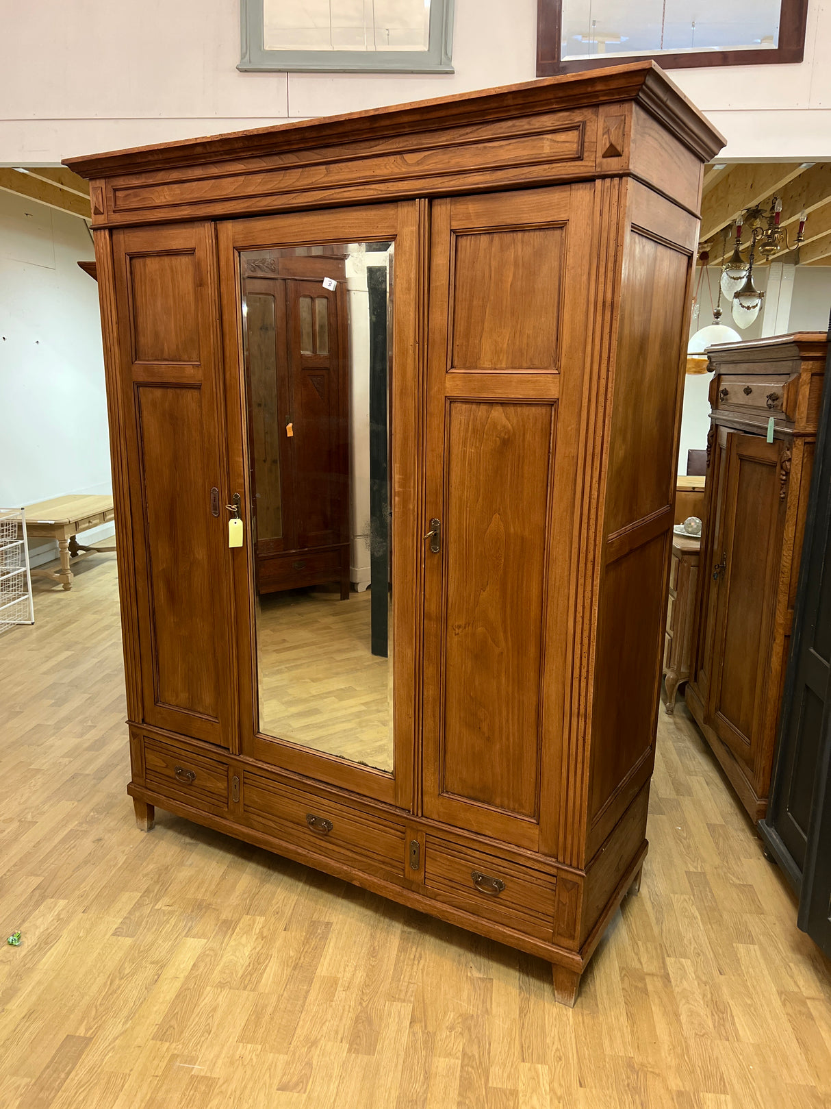Art Nouveau wardrobe