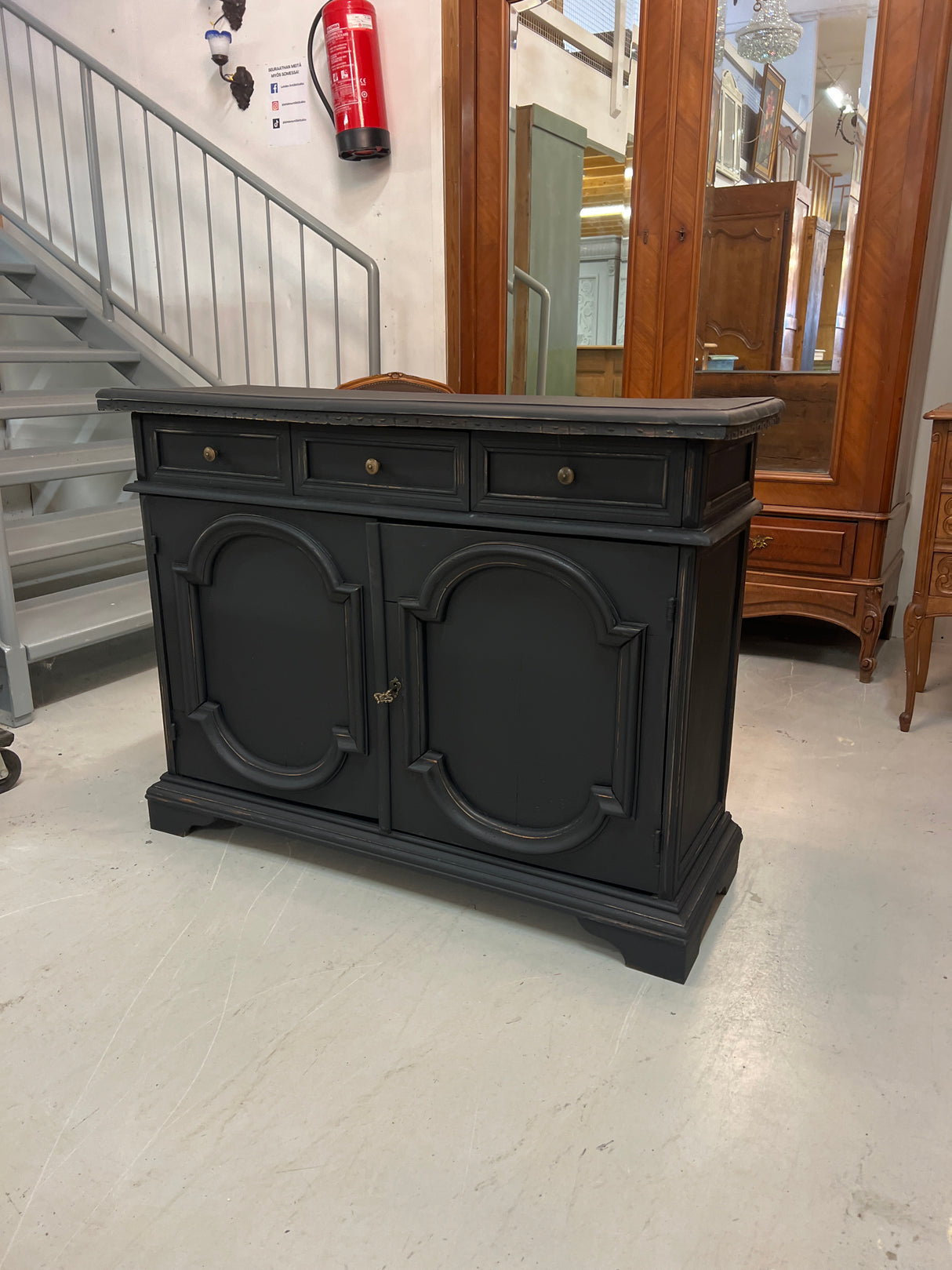 Black sideboard