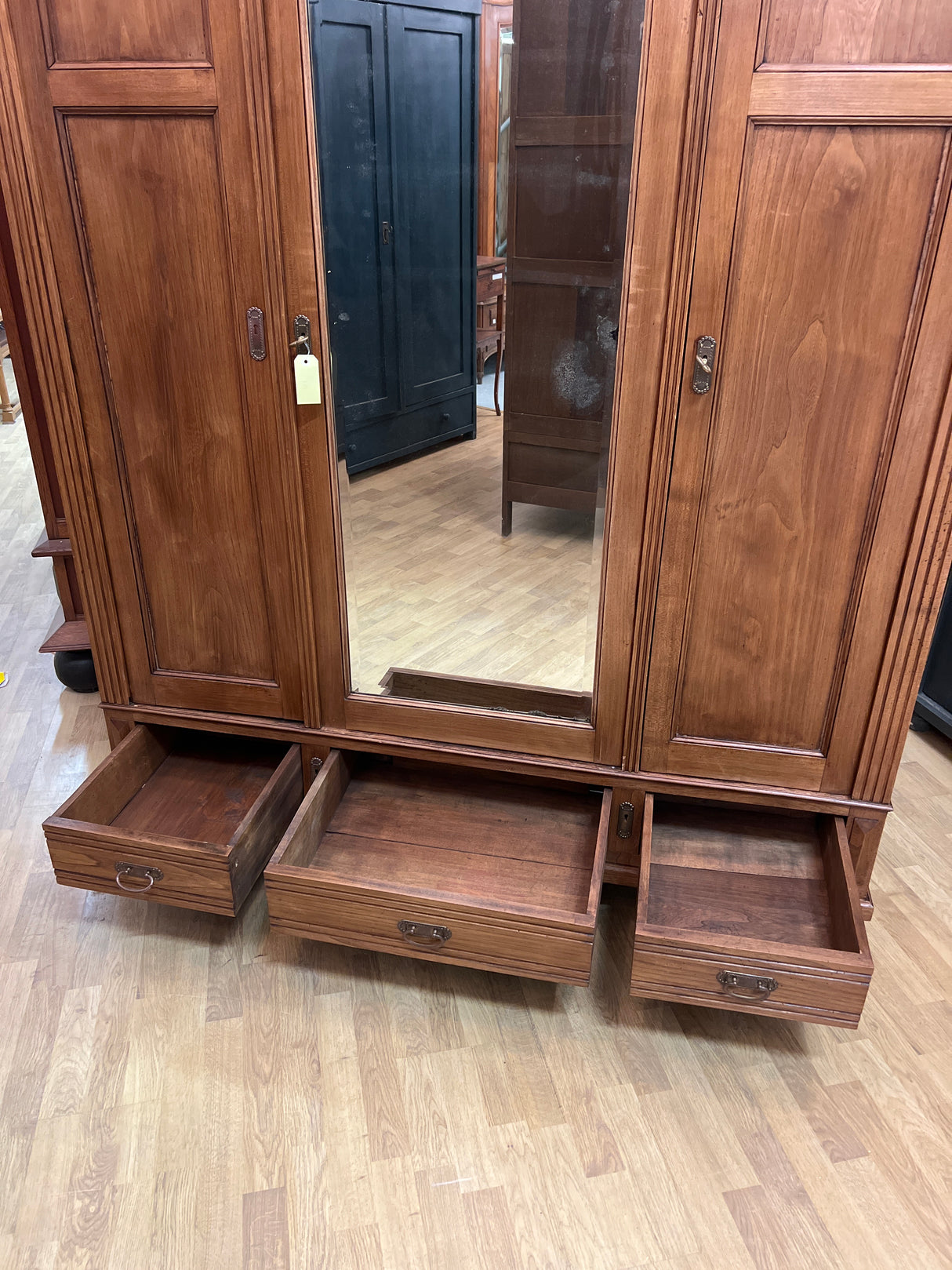 Art Nouveau wardrobe