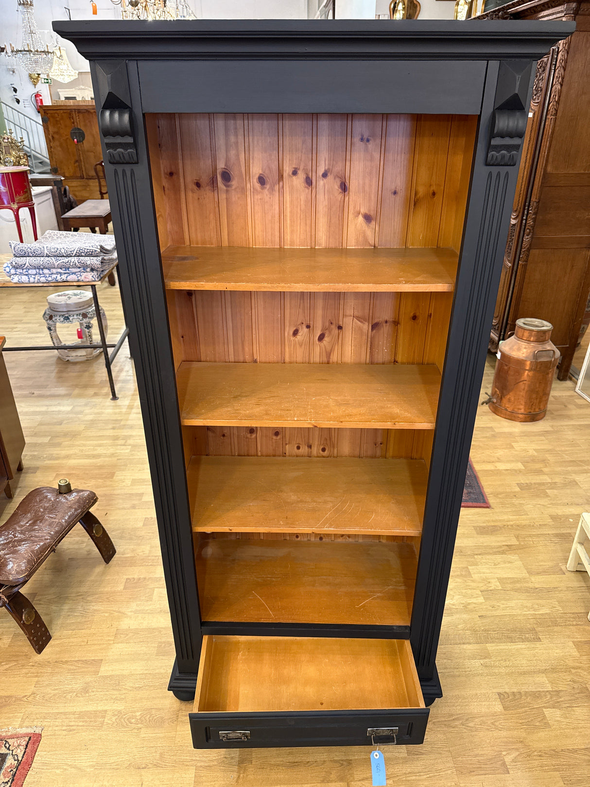 Beautiful open shelving unit W.91cm, D.44.5cm, H.189cm