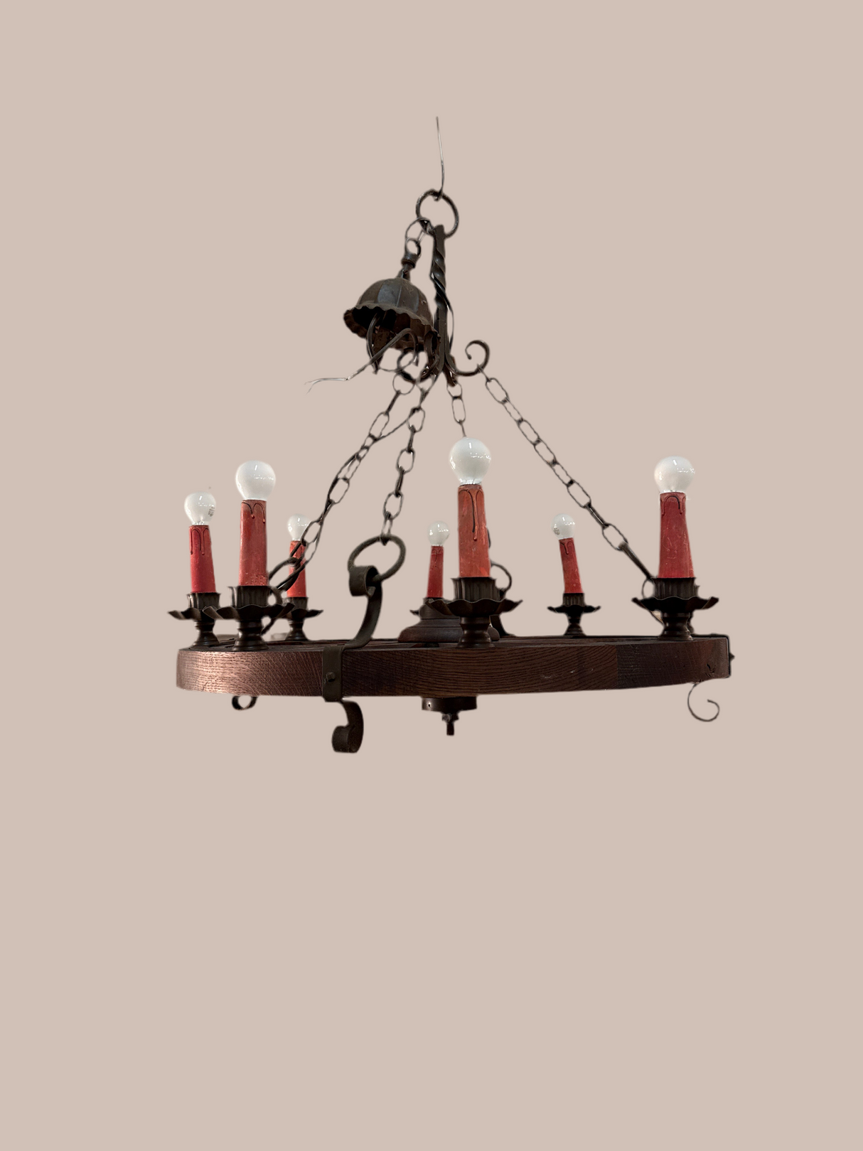 Gorgeous cartwheel lamp