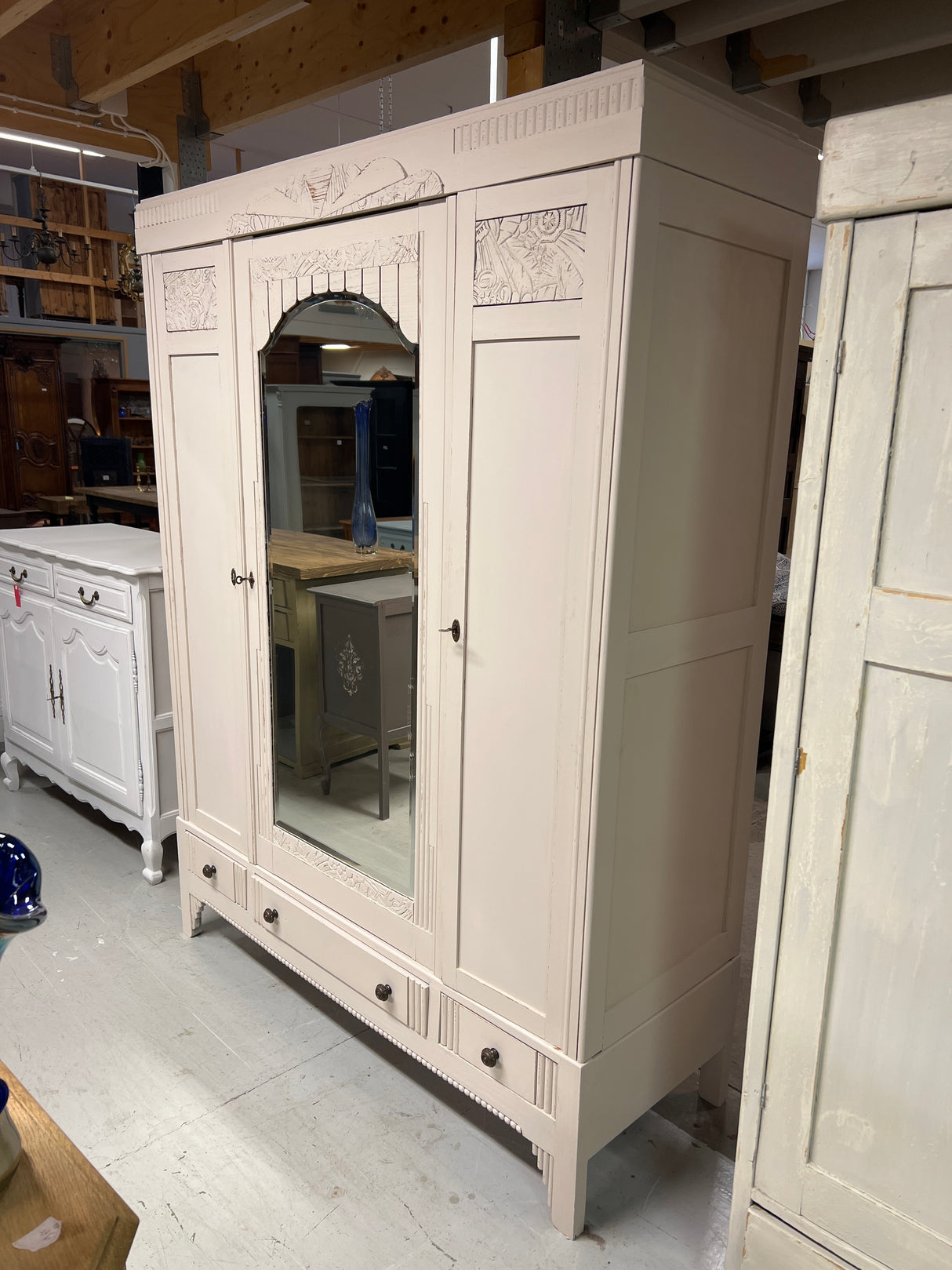 Art Nouveau wardrobe