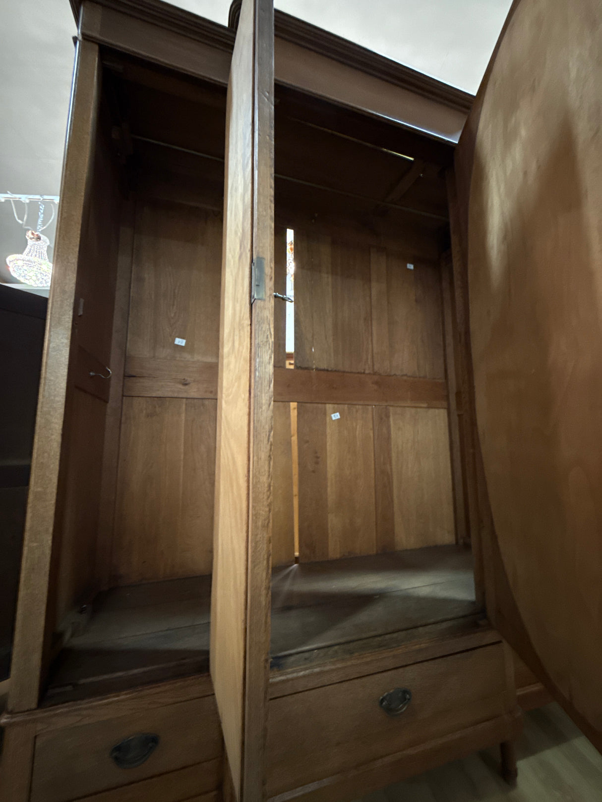 Art Nouveau wardrobe W.173cm, D.65cm, H.221cm