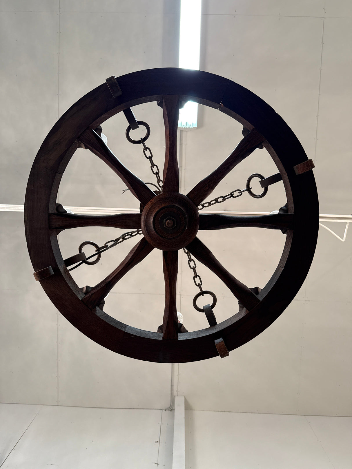 Gorgeous cartwheel lamp