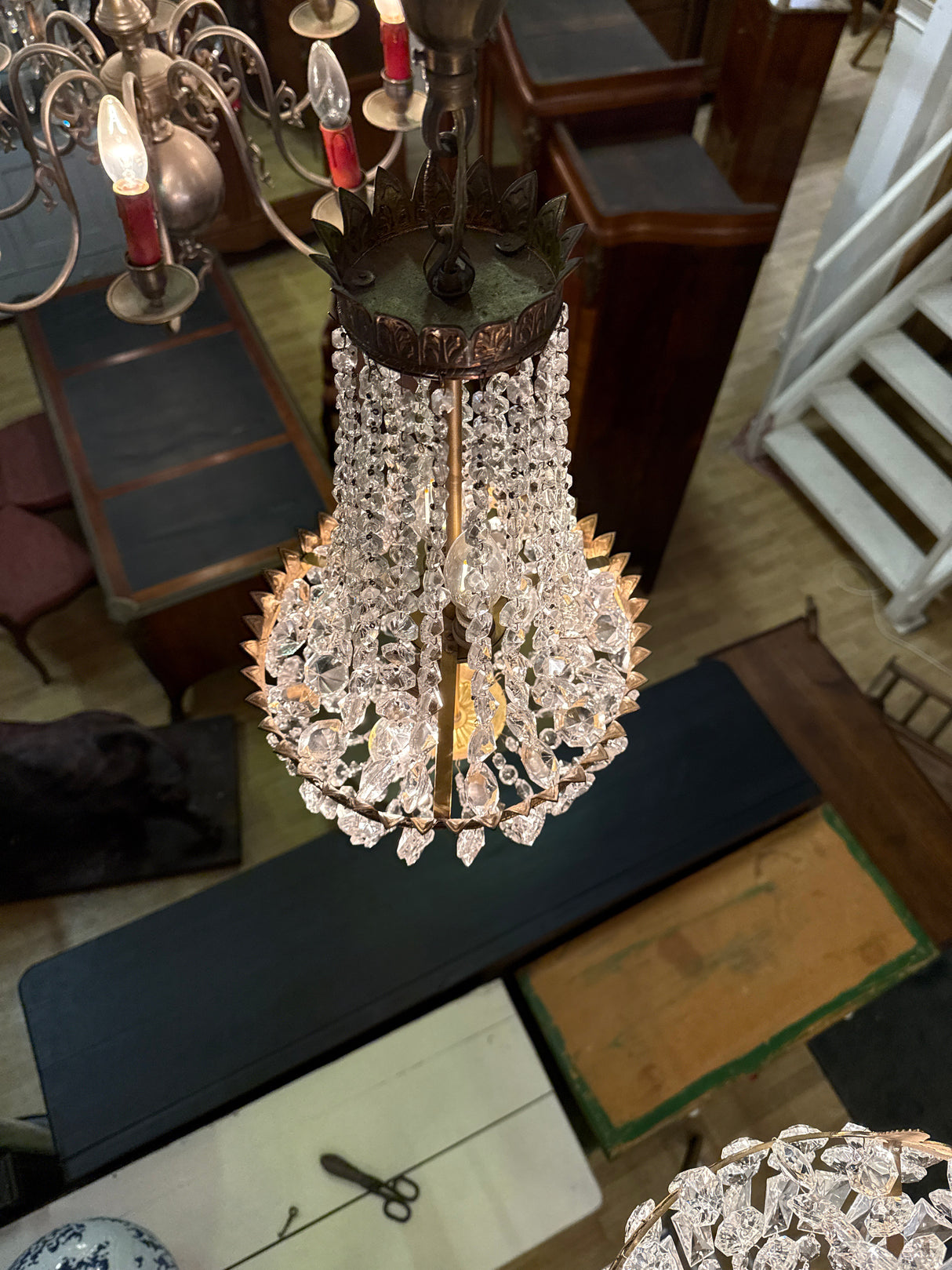 Kaunis empire-pussikruunu K.45cm H.25cm