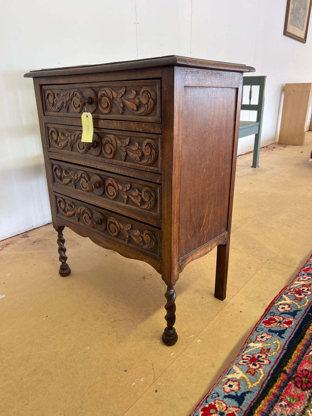Spiral Baroque chest of drawers