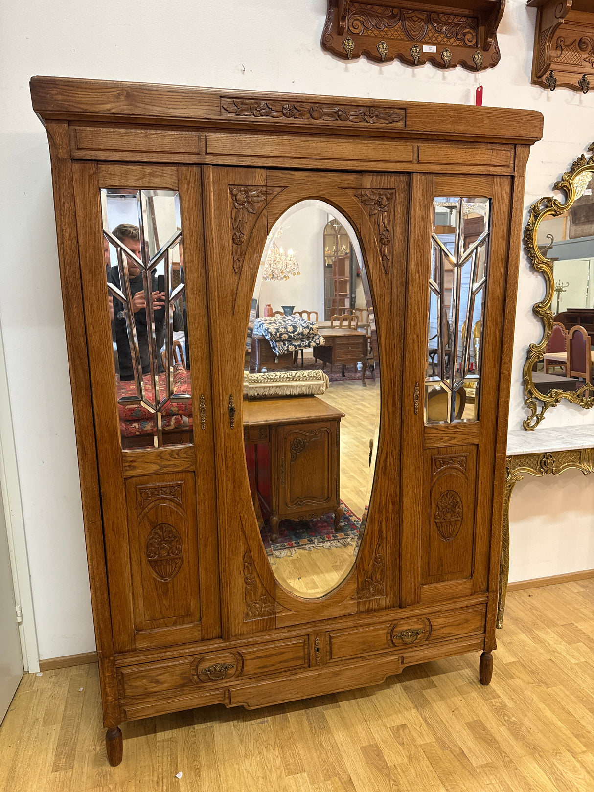 A beautiful Art Nouveau cabinet.