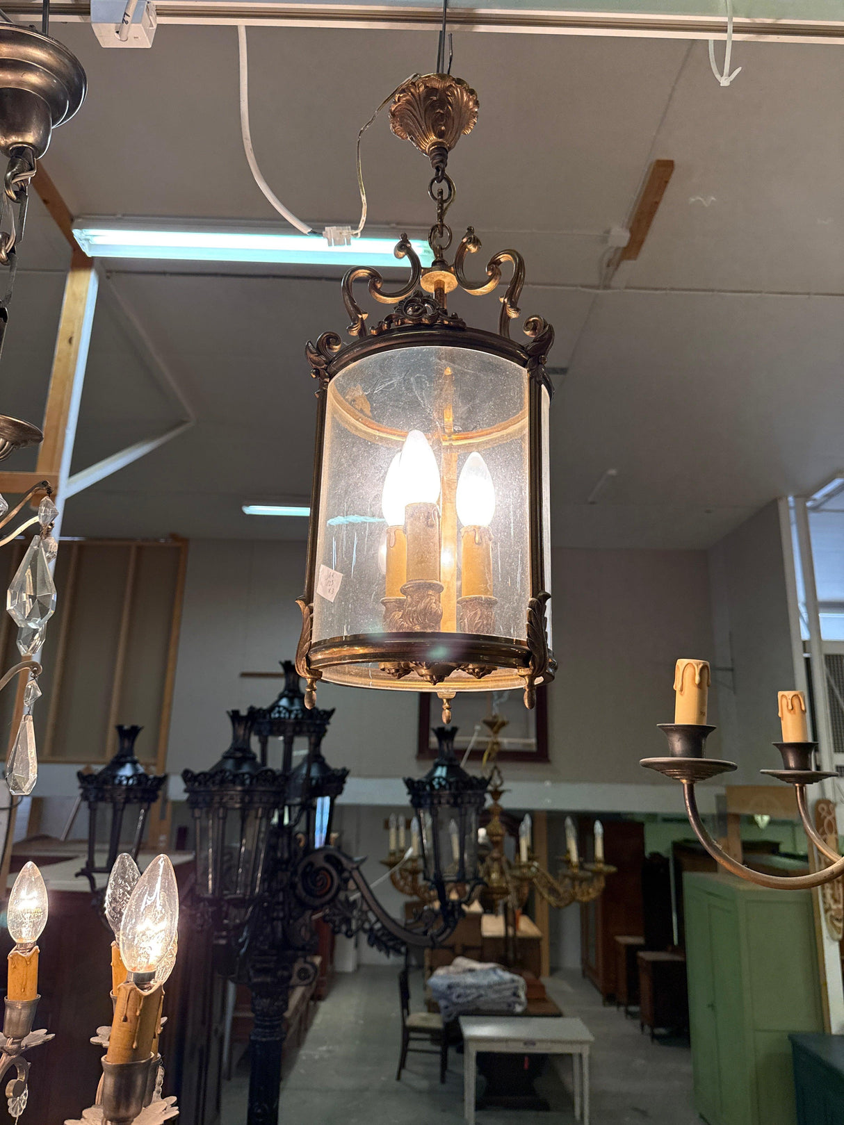 Lobby chandelier