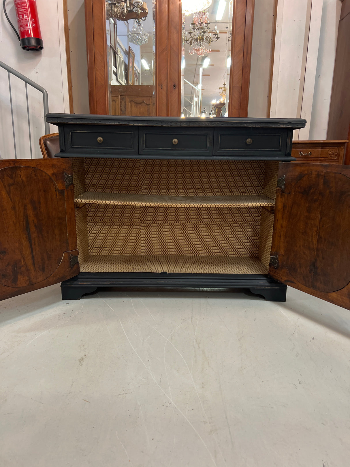 Black sideboard