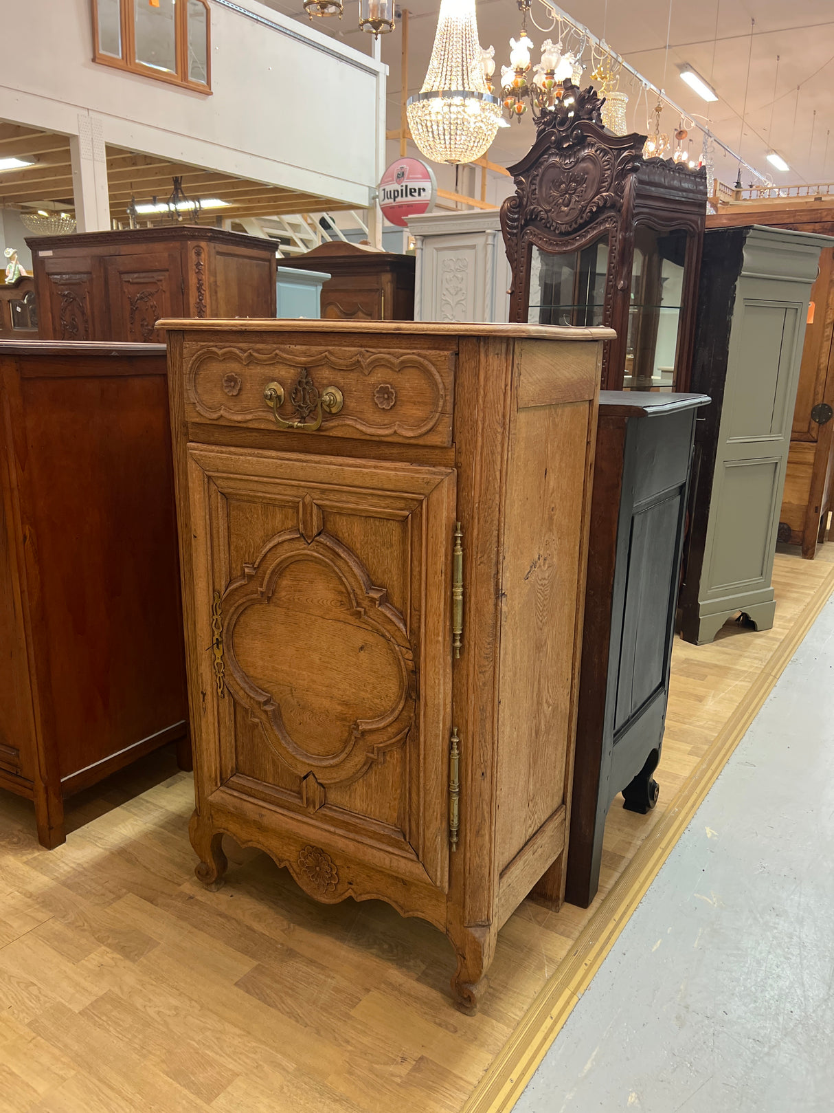 Super nice rococo small cabinet, W. 72cm, D. 39cm and H. 113cm
