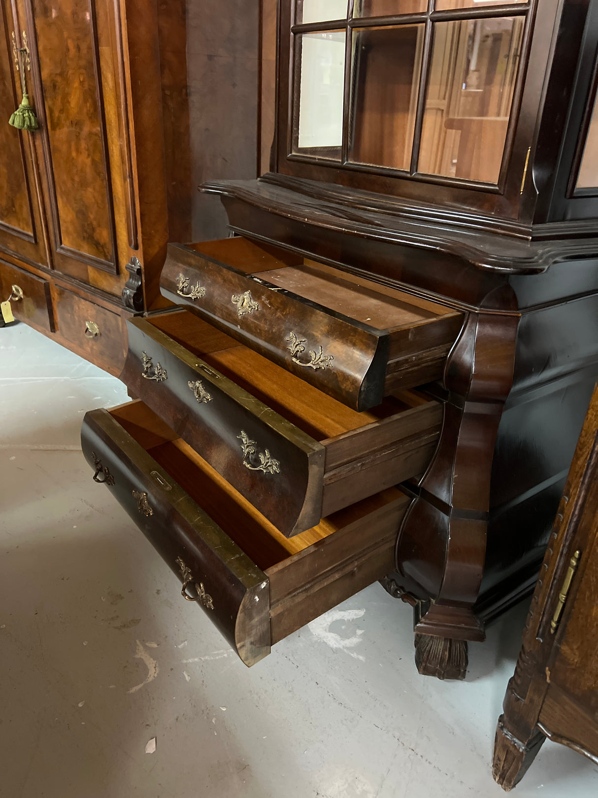 Chippendale display case