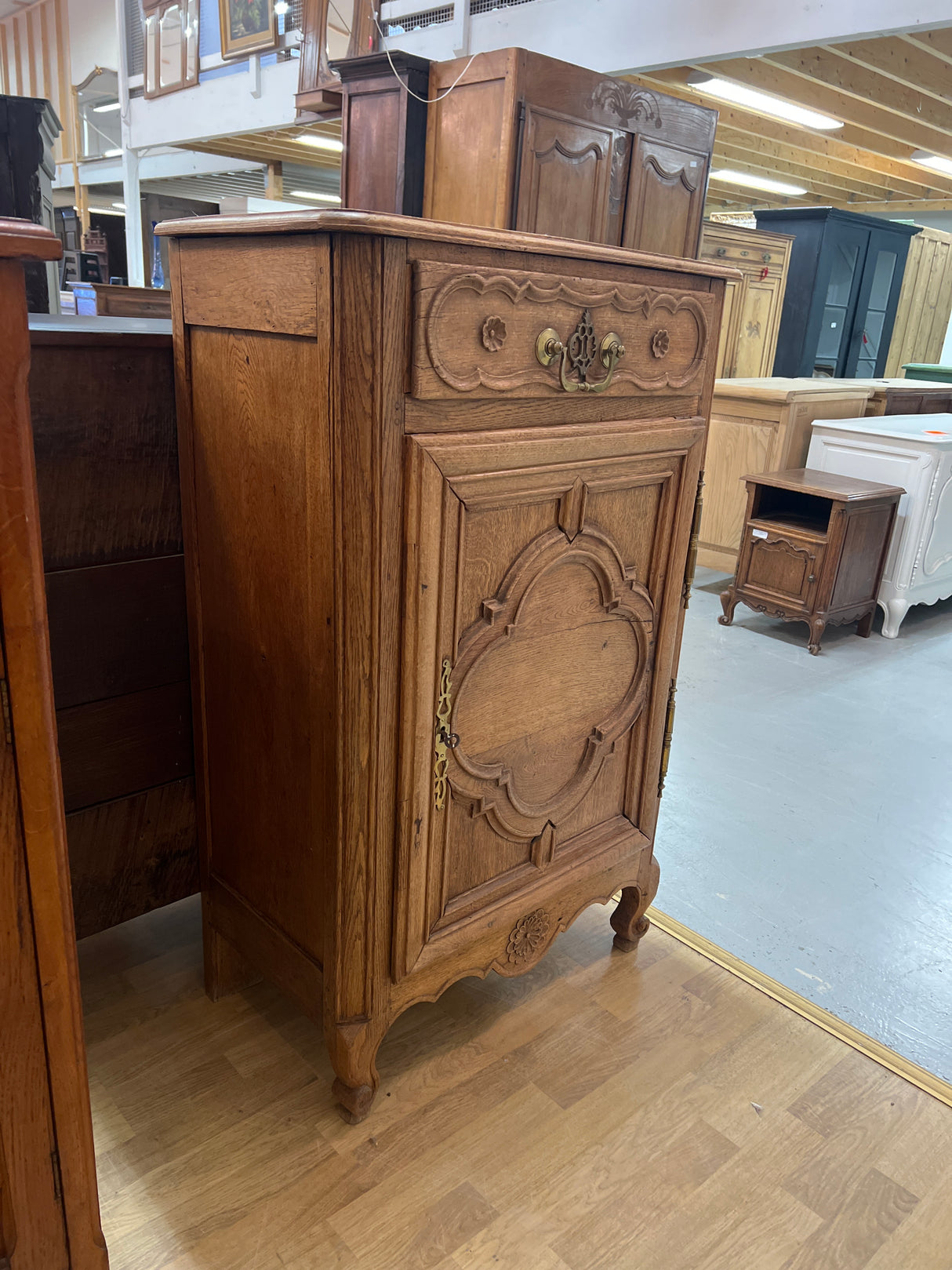 Super nice rococo small cabinet, W. 72cm, D. 39cm and H. 113cm