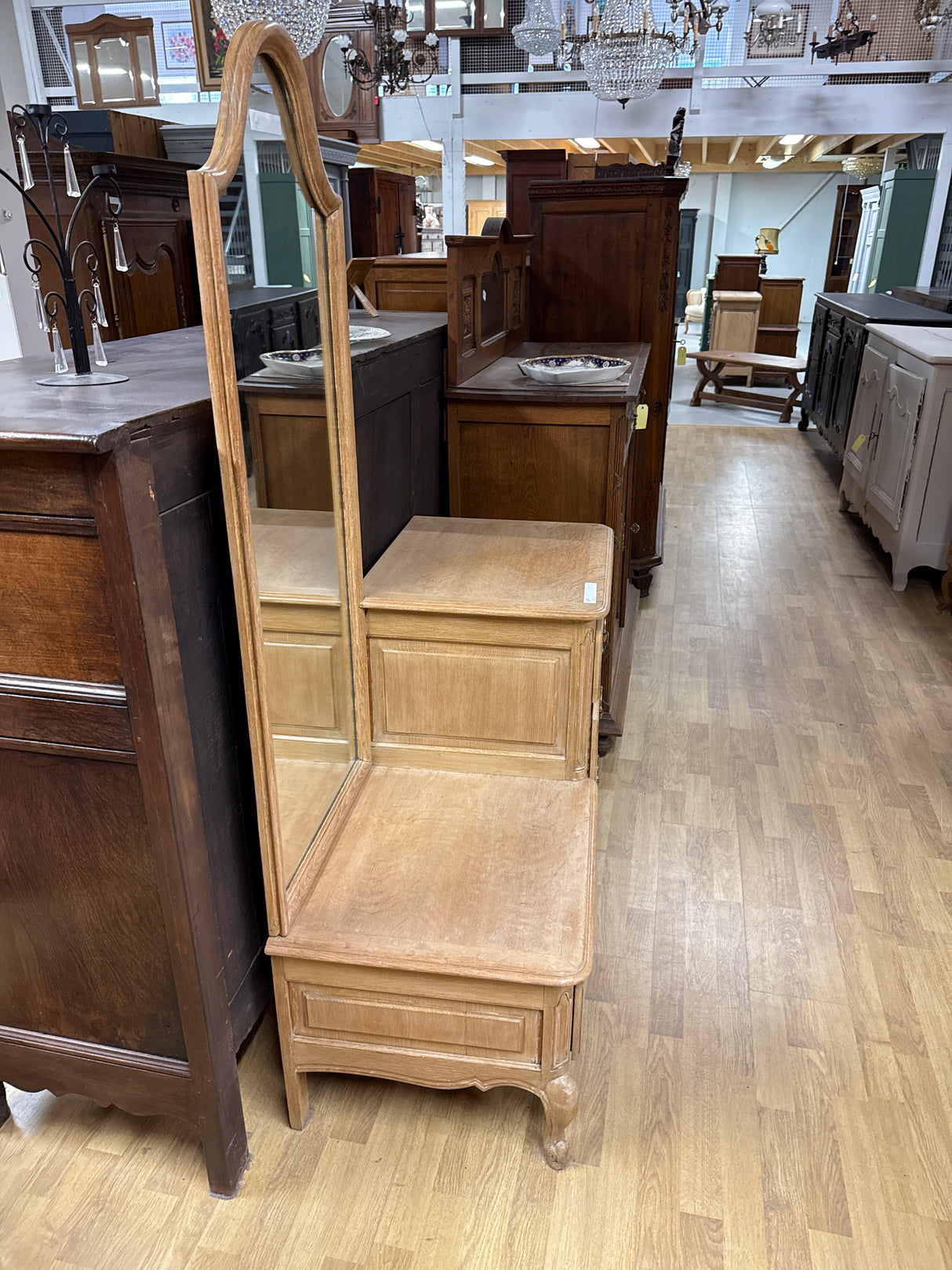 Peililipasto/puhelinpöytä L. 109cm, S.49cm, K. 164cm