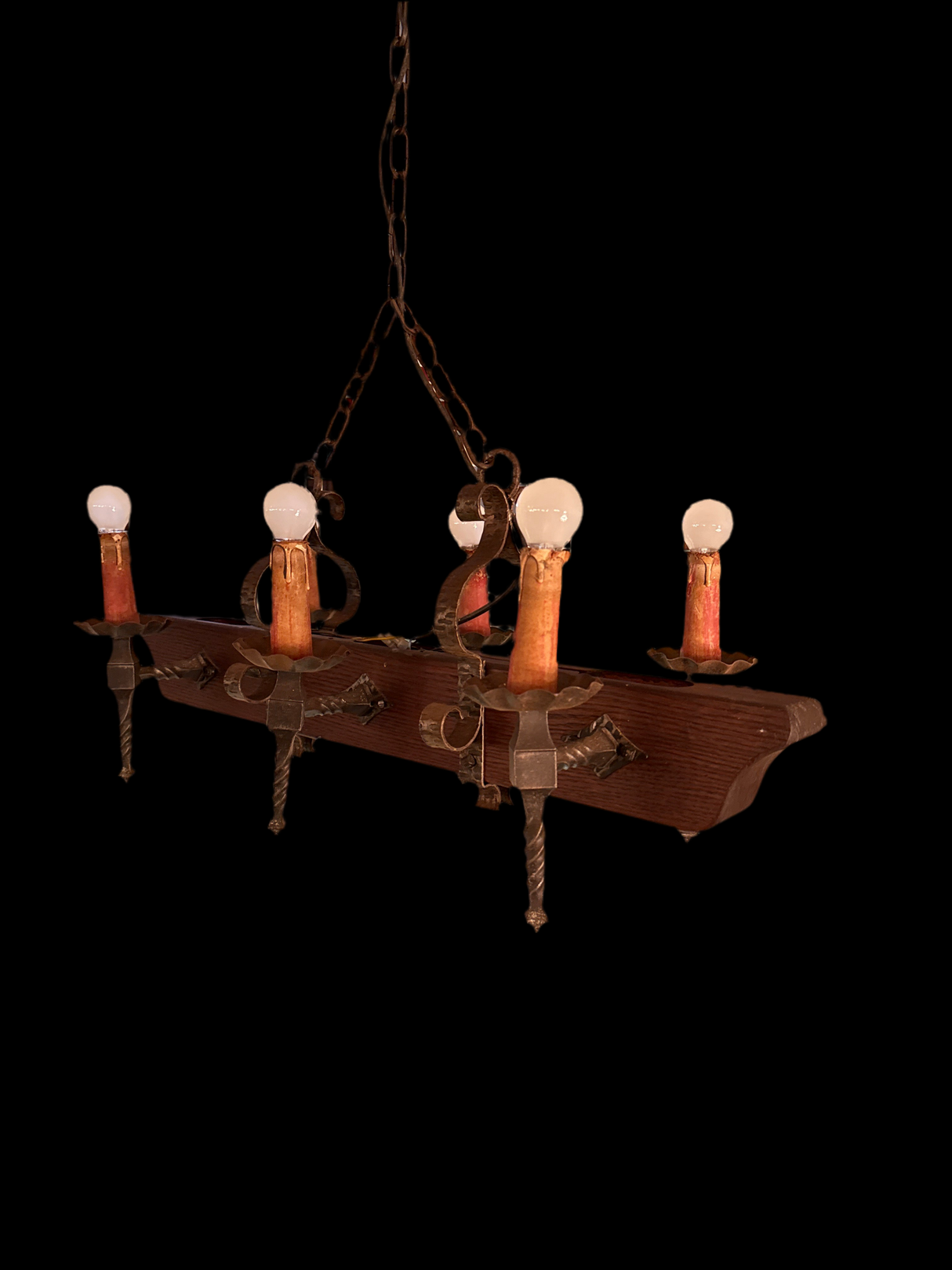 Log lamp