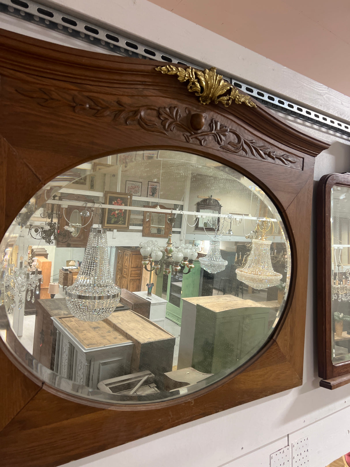 Empire peili L. 112,5cm ja K. 91cm