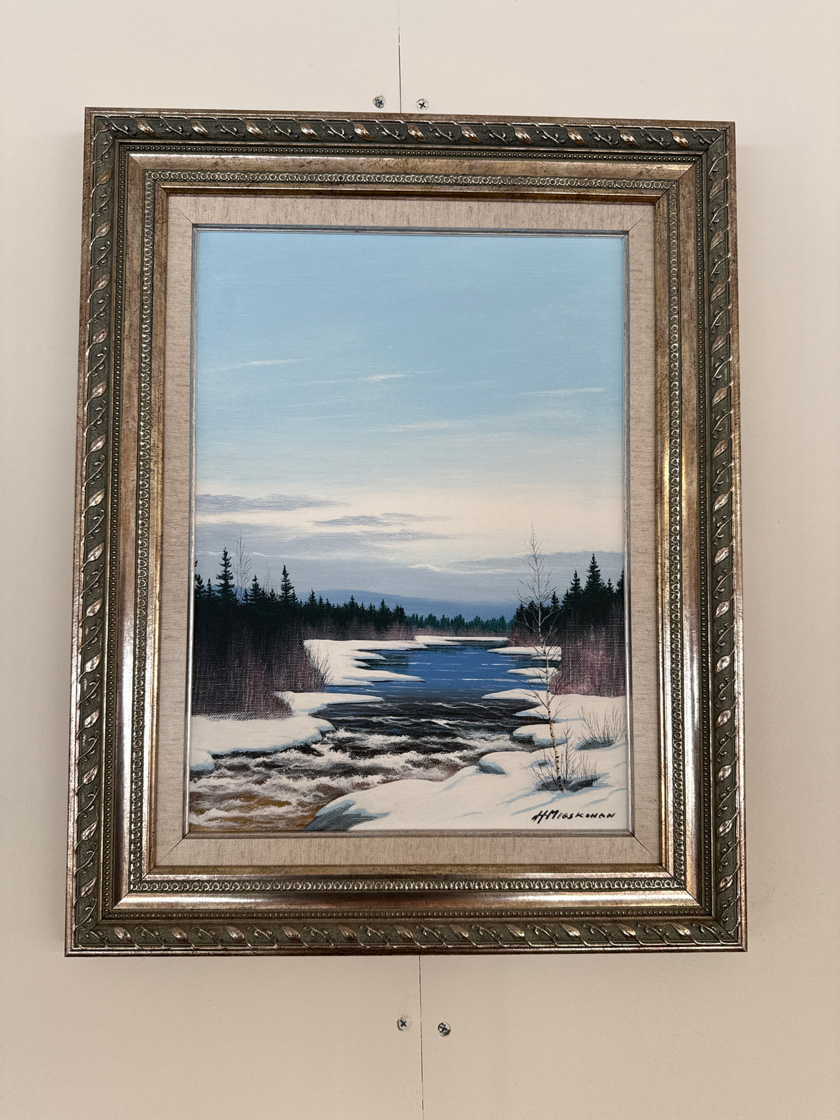 Painting Helge Mieskonen