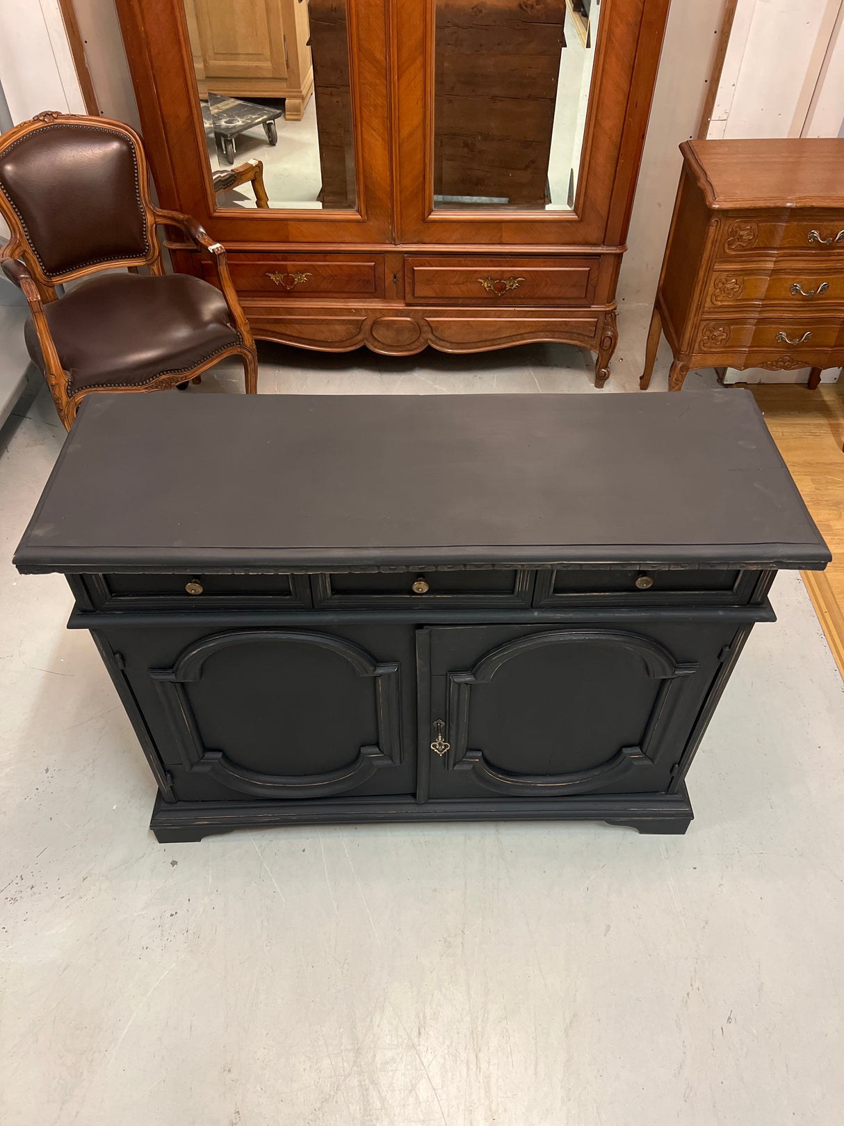 Black sideboard